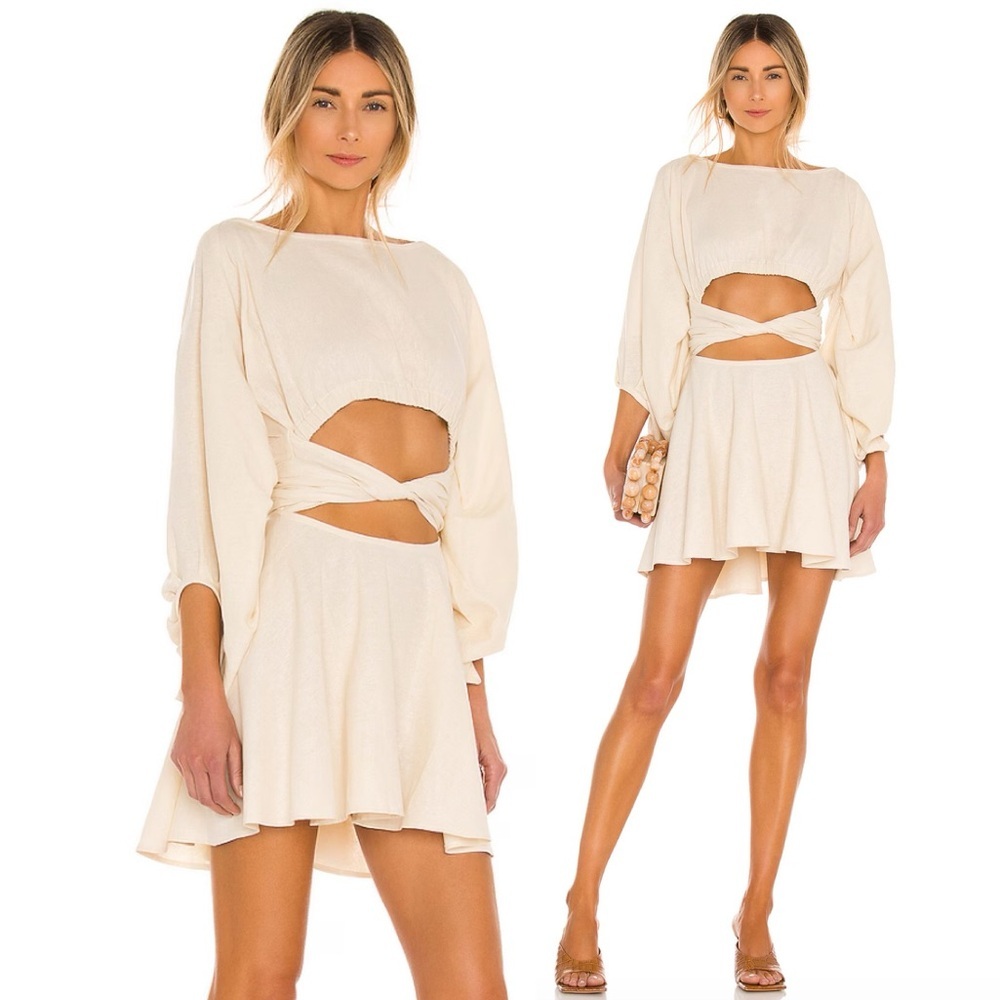 JBQ Just Bee Queen x REVOLVE Colette Dress in Vanilla